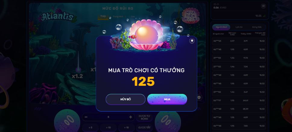 Tính năng thưởng cùng Atlantis Jbo Cac buoc tham gia cung Atlantis Jbo
