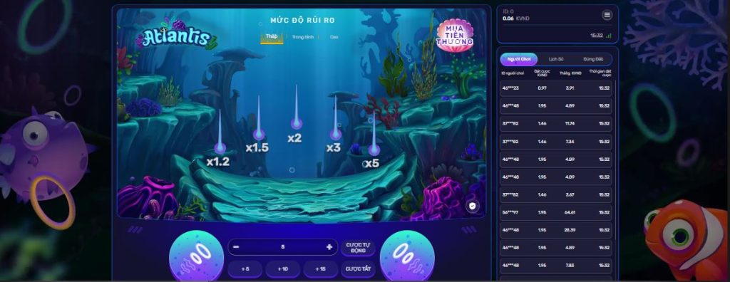 Tổng quan trò chơi Atlantis Jbo Mo ta tro choi Atlantis Jbo