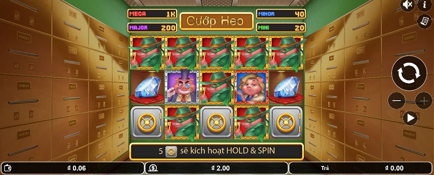 Thong tin tro choi slot Cuop Heo Jbo